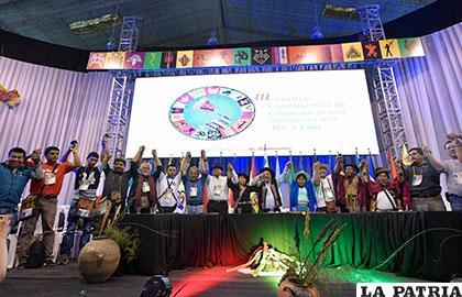 Cumbre Continental de Comunicación Indígena se realizó en Tiquipaya