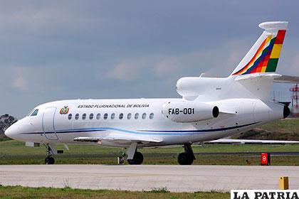 El avión presidencial fue comprado el 2010 para 