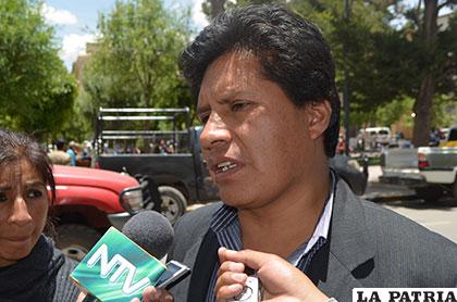 Pedro Challapa preocupado por trabajo de seguridad en límites interdepartamentales