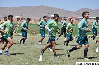 El equipo ayer cumplió una labor regenerativa