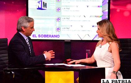 García Linera hizo el anuncio en el programa No Mentirás /Twitter