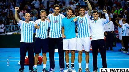 El equipo argentino que participa en Copa Davis