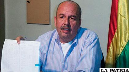 Murillo reveló que el hijo de Estenssoro es requerido por la justicia de Estados Unidos /ERBOL