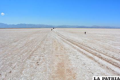 El lago se convirtió en un desierto de tierra y salitre