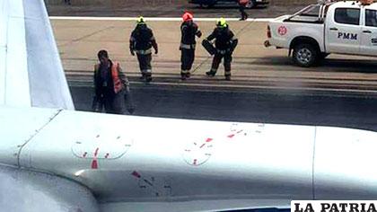 Nave de BoA tuvo una emergencia llegando al aeropuerto /ERBOL