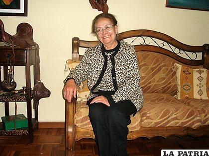 Blanca Garnica inspiró a la autora de la presente nota