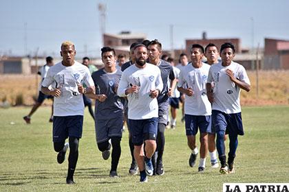 Durante el entrenamiento de los 