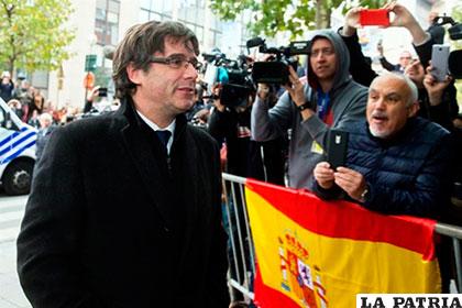Carles Puigdemont fue detenido en Bélgica