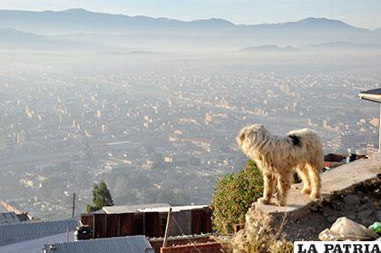 Aire contaminado de Oruro se disipa gracias a los vientos