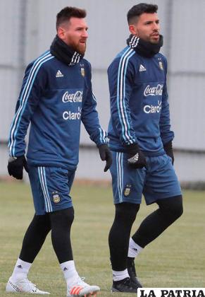 Messi y Agüero /elcomercio.com