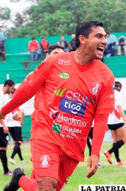 José Alfredo Castillo es goleador de Guabirá /APG