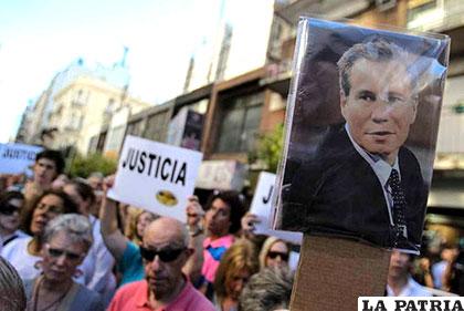 Las manifestaciones que se efectuaron para esclarecer muerte de Nisman