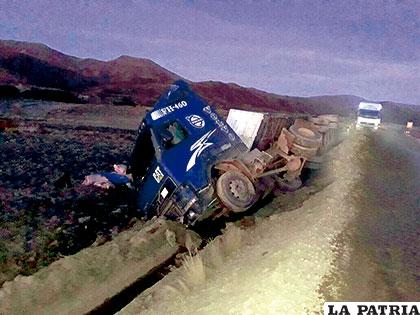 El incidente ocurrió en la carretera hacia Cochabamba