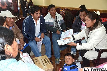 La socialización pretende que la población asista de forma masiva a las urnas el 3 de diciembre