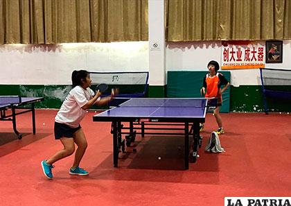 El entrenamiento en China fue bastante riguroso