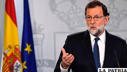 Rajoy la aplicación del Artículo 155 de la Constitución española