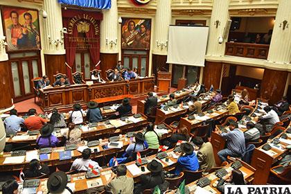 Ministro Guillen en la Interpelación ante la Asamblea Plurinacional de Bolivia /APG