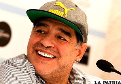 Diego Armando Maradona dirigió a la Albiceleste entre 2008 y 2010