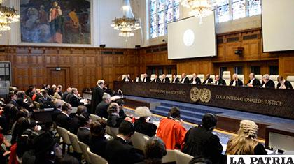 Una audiencia de la Corte Internacional de Justicia /ANF/ARCHIVO
