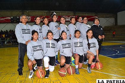 El combinado de baloncesto que representa a Cochabamba