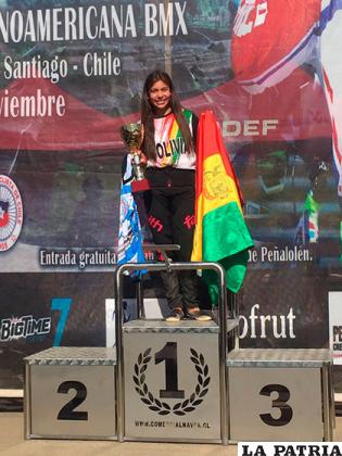 Dayana Beltrán en lo más alto del podio a nivel latinoamericano