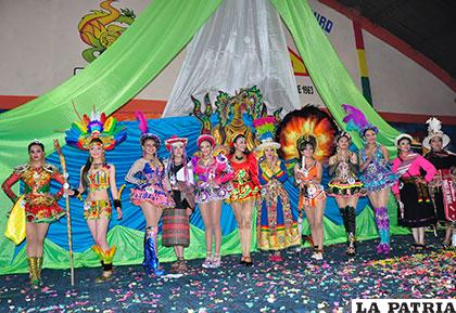 Preselección de la Predilecta del Carnaval de Oruro de la gestión pasada /Archivo