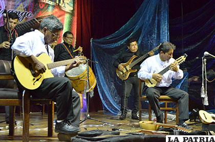 Sergio Aldana y Carlos Ramallo en plena actuación 