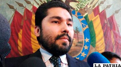El procurador general del Estado, Pablo Menacho /ANF