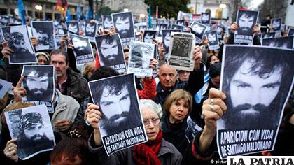 Protestas por la muerte de Santiago  Maldonado