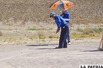 Wilson Barrientos, del Amiraya Golf Club, terminó primero en Scratch