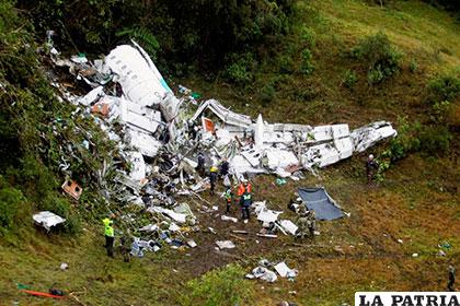 La noche del 28 de noviembre de 2016, cayó la aeronave de LaMia con más de 70 personas a bordo
