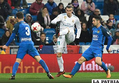 Gareth Bale ingresó en el segundo tiempo y anotó el gol del empate para Real Madrid