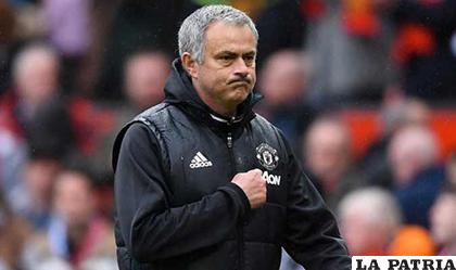 José Mourinho, entrenador del Manchester 
United / MERIDIANO