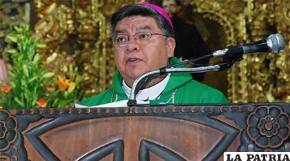 Monseñor Giovani Arana, obispo auxiliar de El Alto /ANF