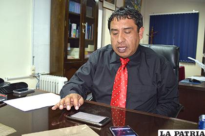 El fiscal departamental, Orlando Zapata brindó el informe / LA PATRIA