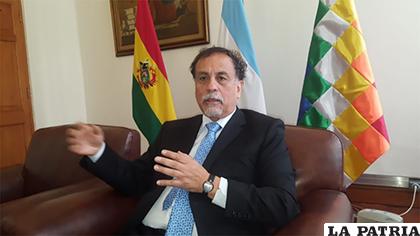 Normando Álvarez, embajador de Argentina en Bolivia /ANF
