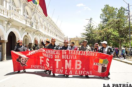 Marcha de Emcoisa reclama soluciones contra avasallamientos /Fernando Rodríguez