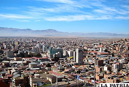 Una panorámica de la ciudad de Oruro/TIWY.COM