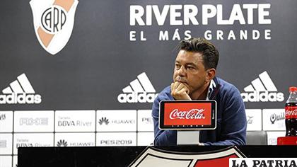 Marcelo Gallardo, director técnico de River Plate no podrá ni 
siquiera ingresar al estadio para observar el partido, menos al 
camarín /eurosport.com