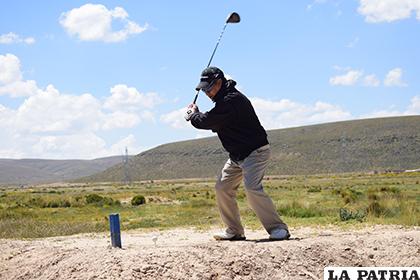 El golf orureño se engalanará con el torneo nacional Abierto del Altiplano / archivo LA PATRIA