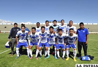 El equipo de San José que logró el triunfo ante Bolívar /Fernando Rodríguez - LA PATRIA
