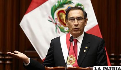 El presidente de Perú, Martín Vizcarra/ tvn-2.com
