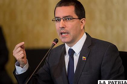 El canciller venezolano, Jorge Arreaza /YIMG.COM