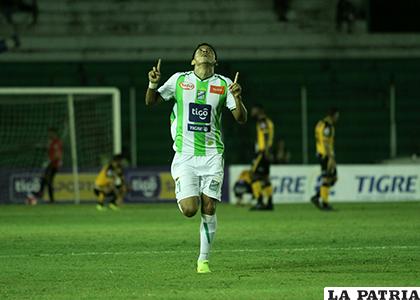 Alan Mercado en el minuto 90 anotó el gol del triunfo de Oriente Petrolero / APG