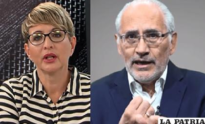 Susana Rivero incita a investigar aún más al expresidente Carlos Mesa /KANDIRE.BO