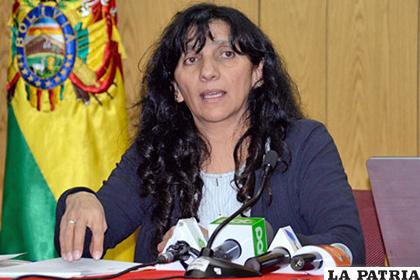 Verónica Ramos, directora de la Oficina Técnica para el Fortalecimiento de la Empresa Pública (OFEP) /LAVOZDETARIJA.COM