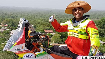 Fabricio Fuentes se recuperó de sus lesiones y participará en el Rally 2019 / andaluztarija.com