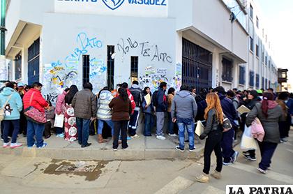 Con las preinscripciones se busca evitar filas en los establecimientos educativos/ LA PATRIA ARCHIVOS