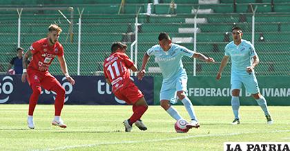 En el partido de ida, Guabirá venció por 2 a 0 en Santa Cruz el 20/09/2018 / APG