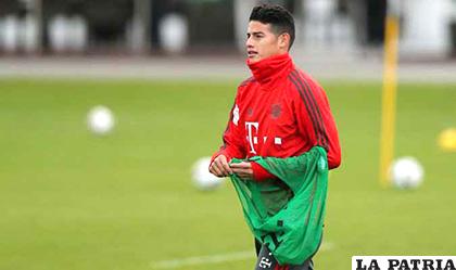 James Rodríguez se lesionó y será baja por al menos dos semanas /meridiano.com